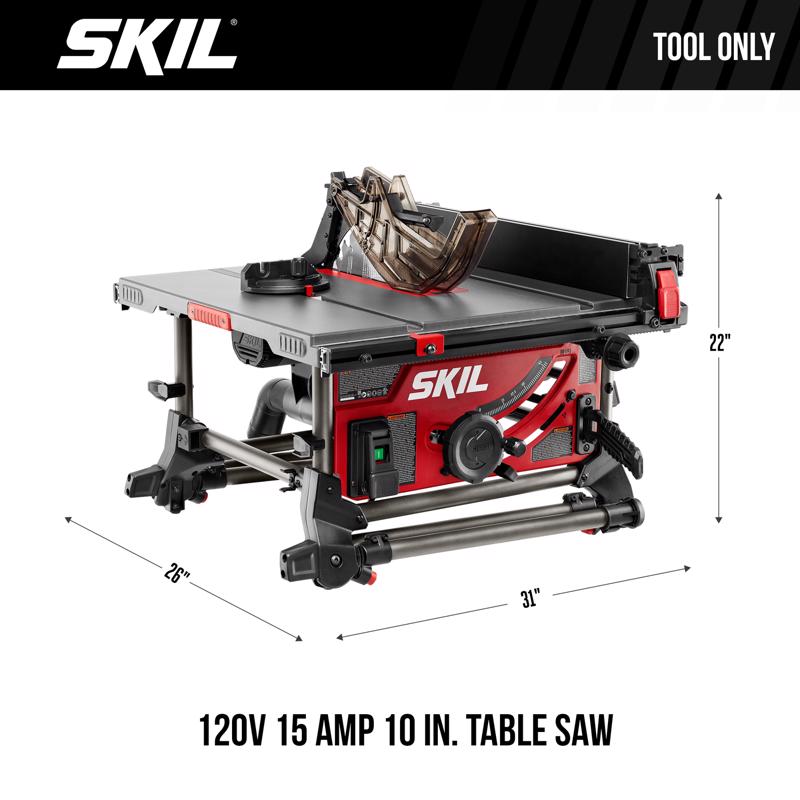 SKIL 15 amps Corded 10 in. Table Saw