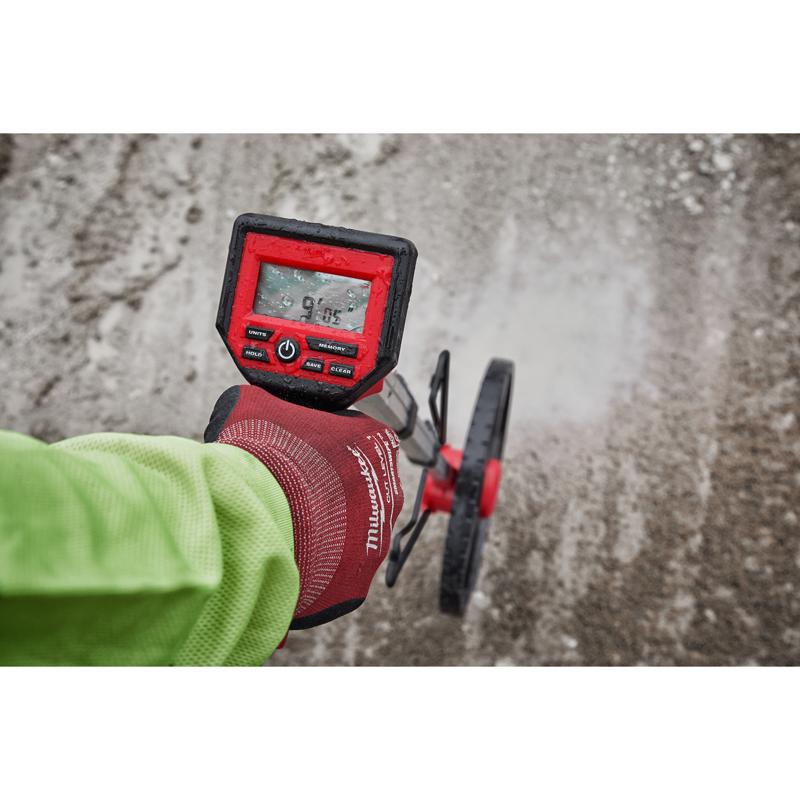 Milwaukee 12.5 in. L X 4 in. W 12 in. Measuring Wheel Black/Red