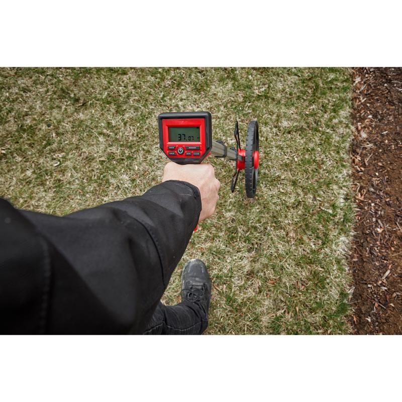 Milwaukee 12.5 in. L X 4 in. W 12 in. Measuring Wheel Black/Red