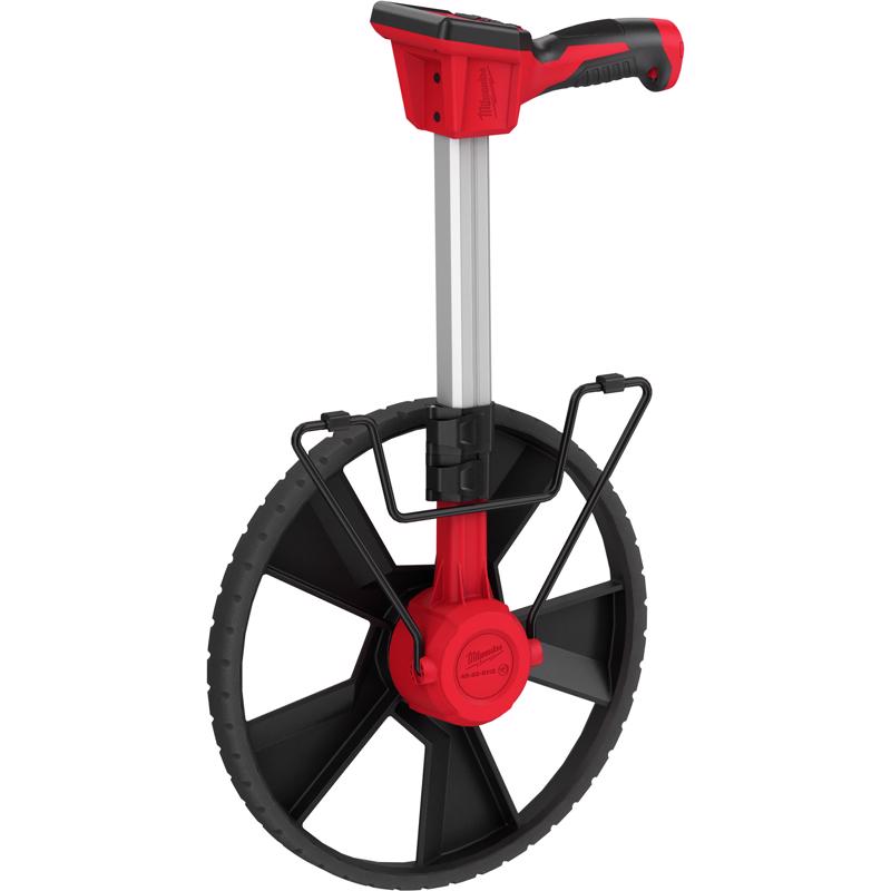 Milwaukee 12.5 in. L X 4 in. W 12 in. Measuring Wheel Black/Red