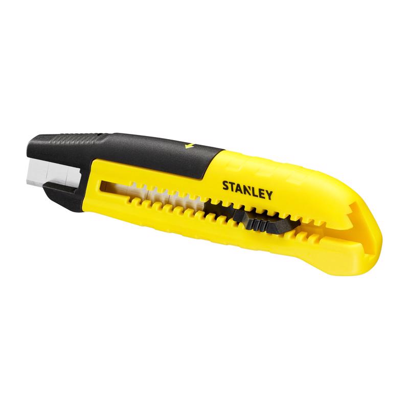 Stanley 6.29 in. Sliding Snap Knife Black/Yellow