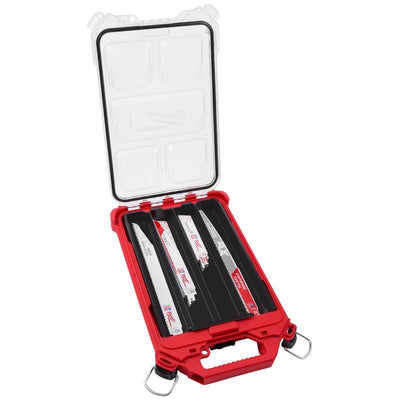 Milwaukee Packout High Speed Steel Reciprocating Saw Blade Set