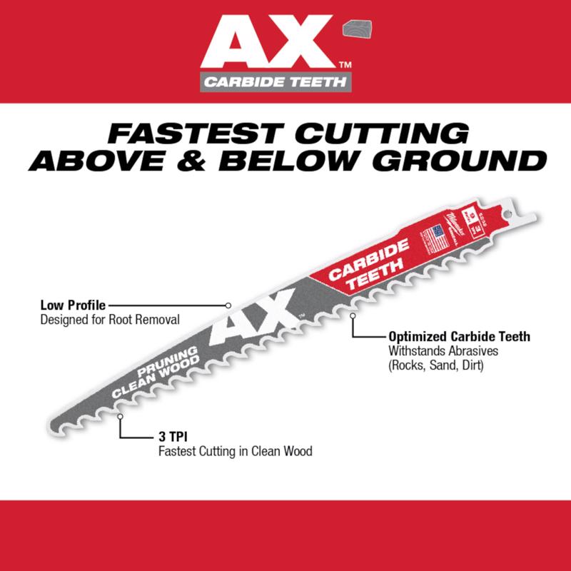 Milwaukee Packout High Speed Steel Reciprocating Saw Blade Set