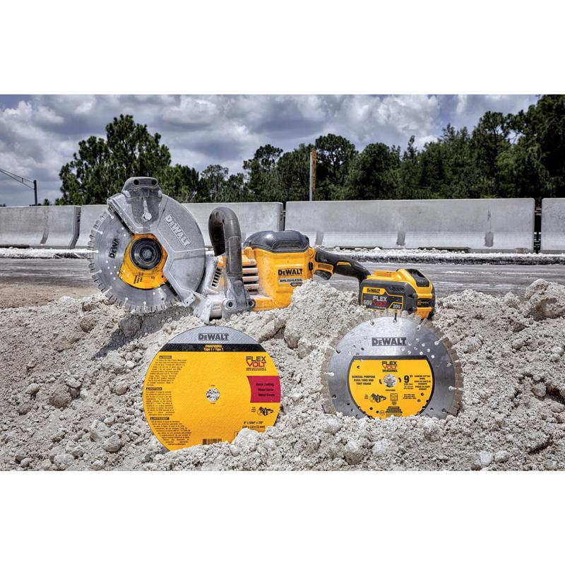 DeWalt FlexVolt 9 in. D X 7/8 in. Ceramic Metal Cutting Abrasive Wheel