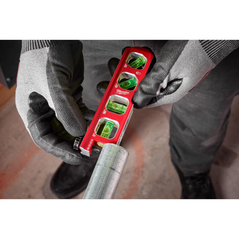 Milwaukee 6.25 in. Aluminum Magnetic Torpedo Magnetic Level