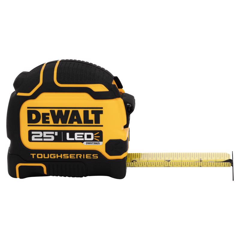 DeWalt ToughSeries 25 ft. L X 1.25 in. W LED Tape Measure