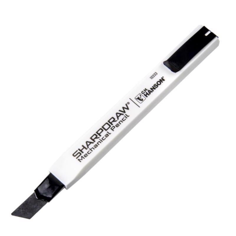 C.H. Hanson SharpDraw 7 in. L Mechanical Carpenter Pencil w/refill Snap-Off Pencil Blade White