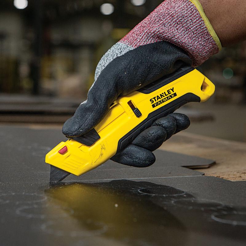 Stanley Fatmax 1 in. Sliding Safety Knife Black/Yellow