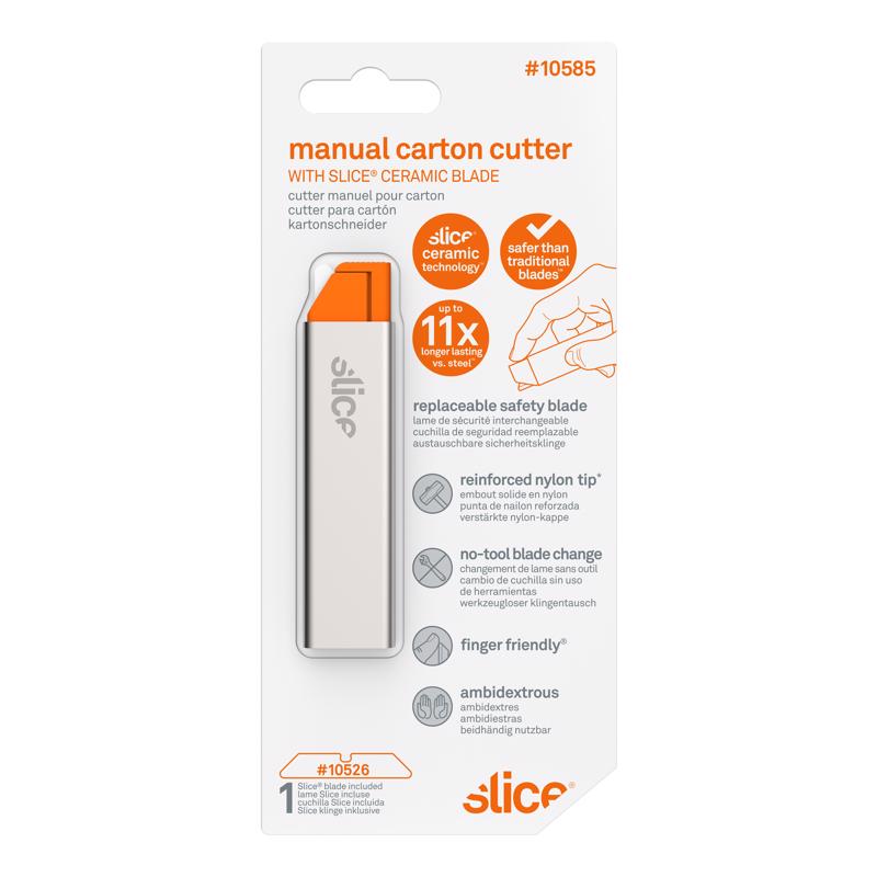 Slice 6.17 in. Carton Cutter Silver