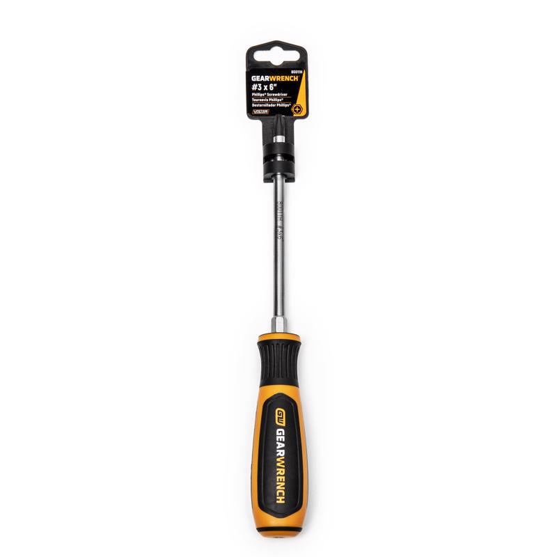 GEARWRENCH #3 X 6 in. L Phillips Screwdriver