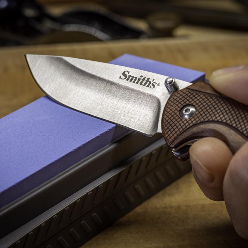 Smith's 6 in. L Dual Grit Whetstone Arkansas/Synthetic Double-Sided Sharpener 400/1000 Grit