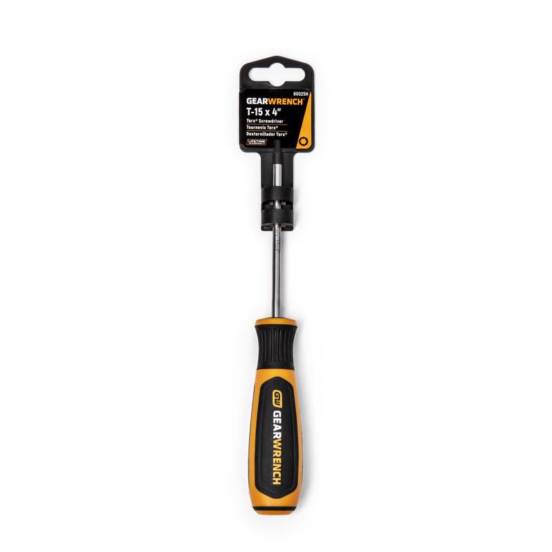 GEARWRENCH T15 Sizes X 4 in. L Torx Screwdriver