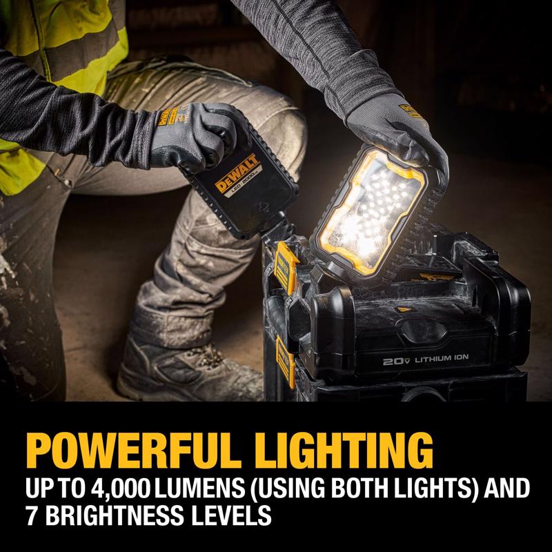 DeWalt ToughSystem 2.0 4000 lm LED Battery Handheld Work Light