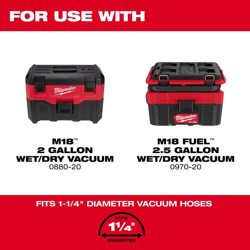 Milwaukee 1.88 in. D Flexible Vacuum Hose