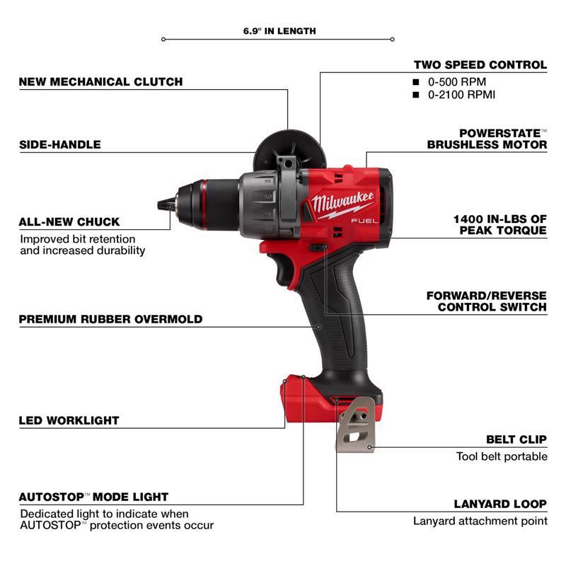 Milwaukee M18 FUEL Cordless Brushless 7 Tool Combo Kit