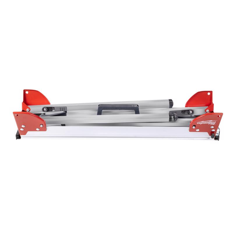 Milwaukee Aluminum 100 in. L X 32 in. H X 27 in. W Stand Miter Saw Stand 500 lb Red