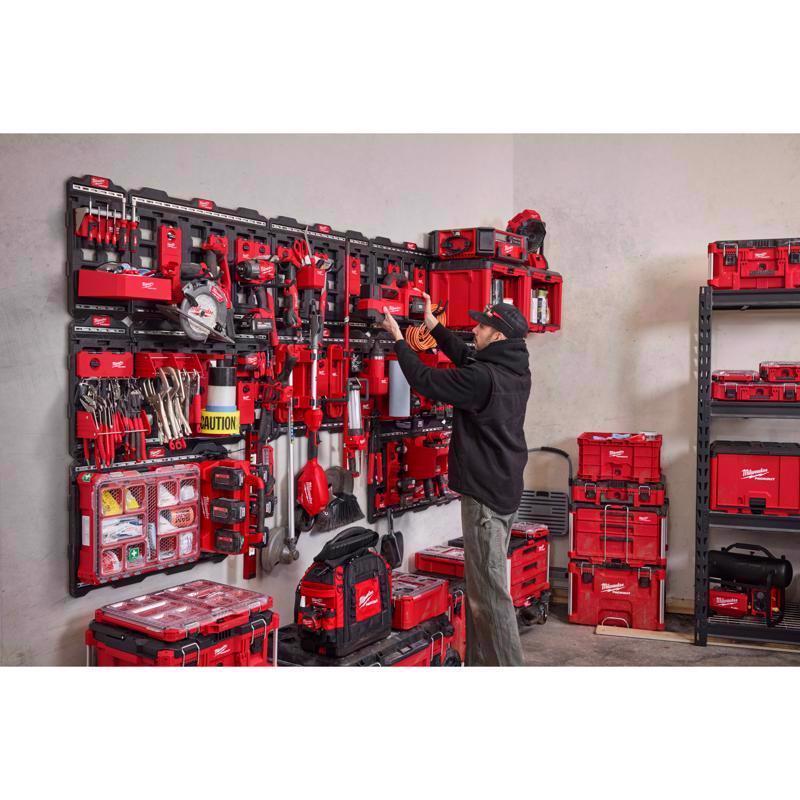 Milwaukee Packout 10.25 in. W X 20 in. H Compact Compact Wall Mounted Plate Polypropene 6 compartmen