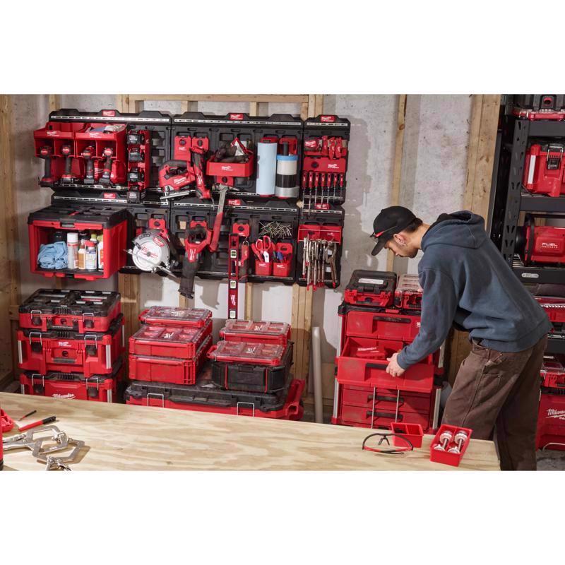 Milwaukee Packout 30.75 in. W X 20 in. H Large Large Wall Mounted Plate Polypropylene 18 compartment