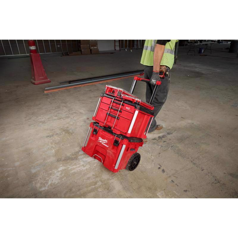 Milwaukee Packout 18.5 in. W X 19.75 in. H X 2.5 in. D Low Profile Long Handle Tool Holder Polypropy