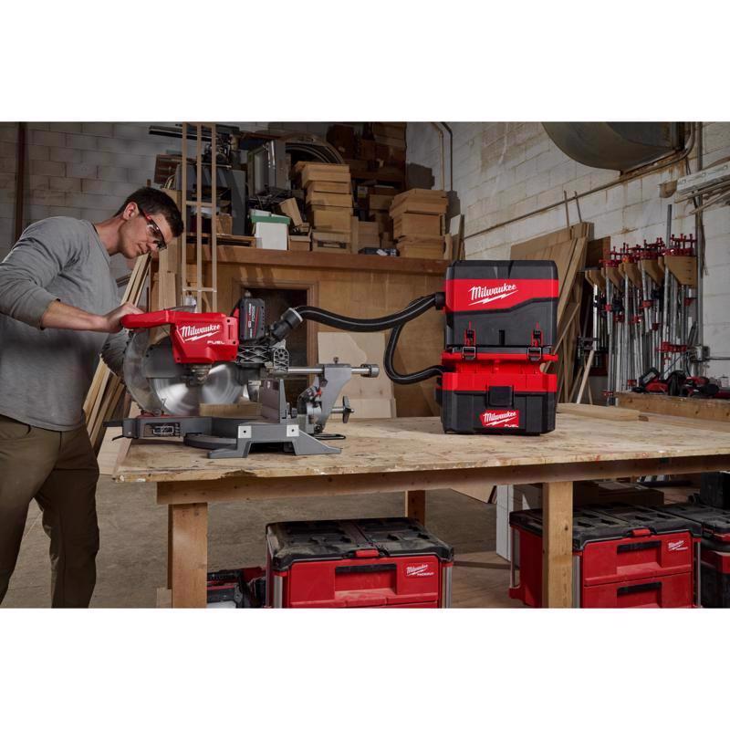 Milwaukee Packout Compact Debris Separator Wet/Dry Vac Attachment 2.5 gal