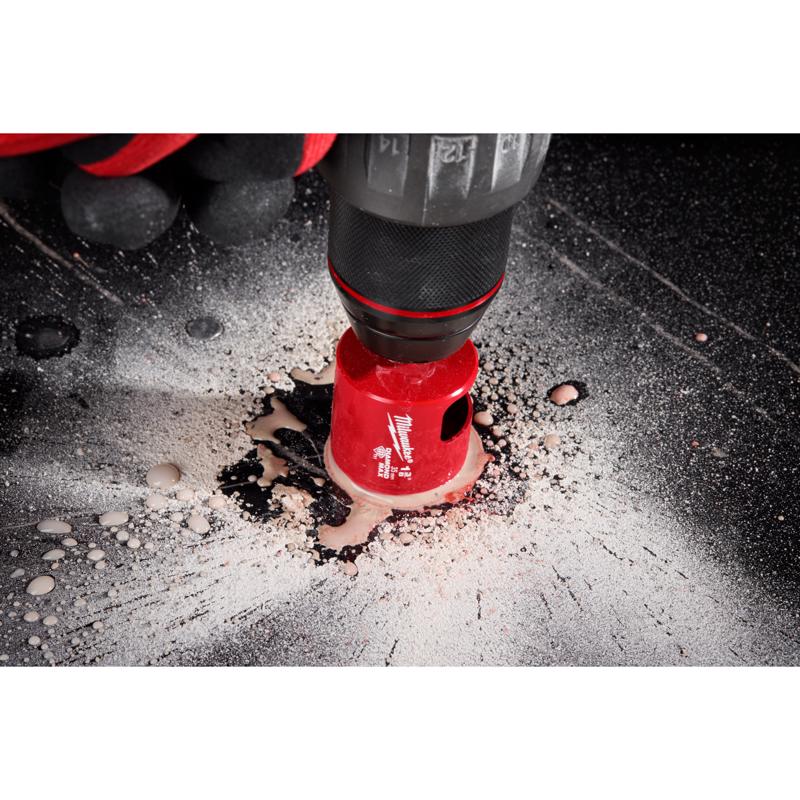 Milwaukee Diamond Max 1-1/8 in. Diamond 2.56 in. L X 1/4 in. D Hole Saw