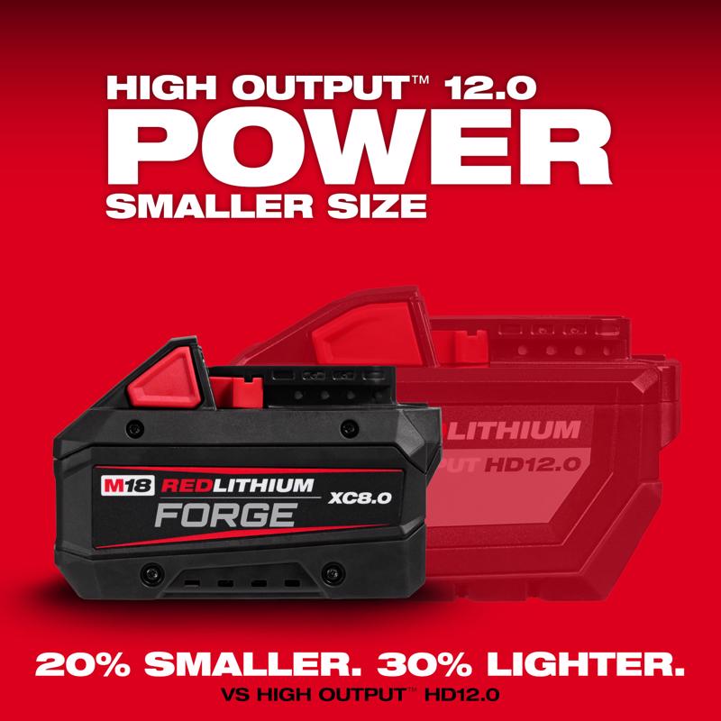 Milwaukee 18V M18 XC 8 Ah Lithium-Ion Battery and Charger Starter Kit 2 pc