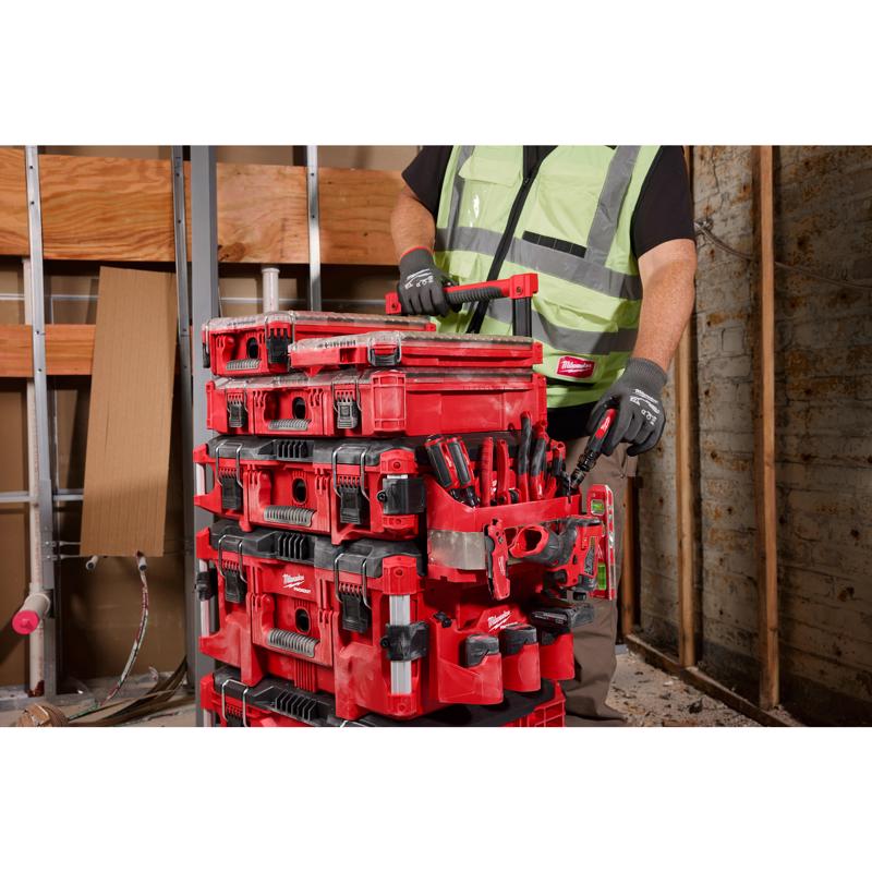 Milwaukee Packout 1.7 in. W X 2 in. H Tool Box Attachment Mounting Attachment Tool Organizer Black