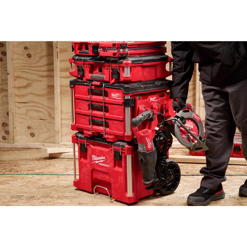 Milwaukee Packout 5 in. W X 4.8 in. H Tool Box Attachment Tool Rack Black/Red