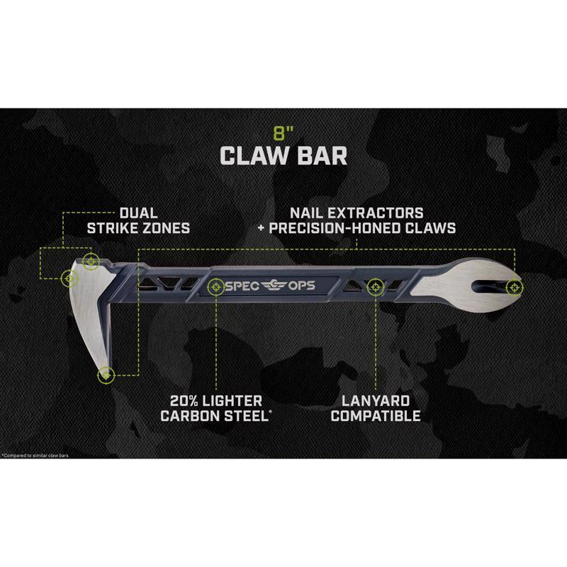 Spec Ops 8 in. Claw Bar
