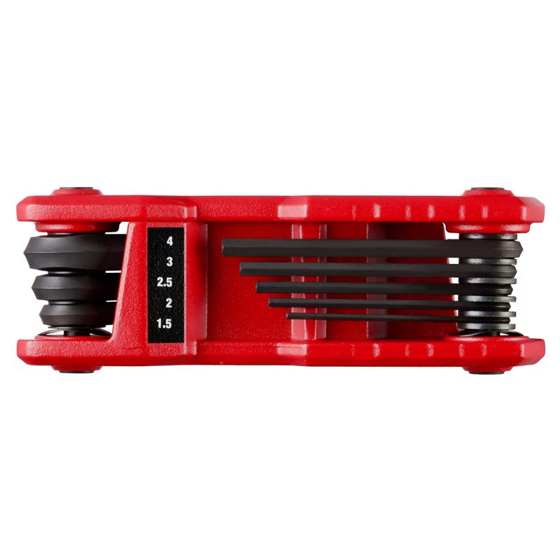 Milwaukee Metric and SAE Fold-Up 17-Key Folding Hex Key Set 2 pc