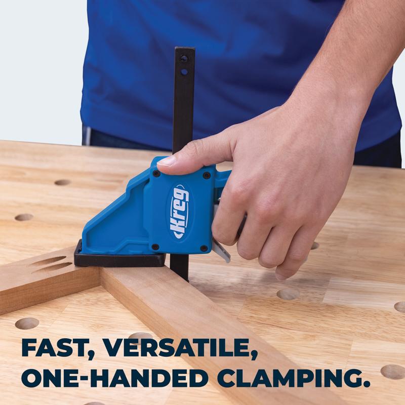 Kreg VersaGrip 6 in. X 3-1/4 in. D Quick-Release Bar Clamp and Spreader 300 lb