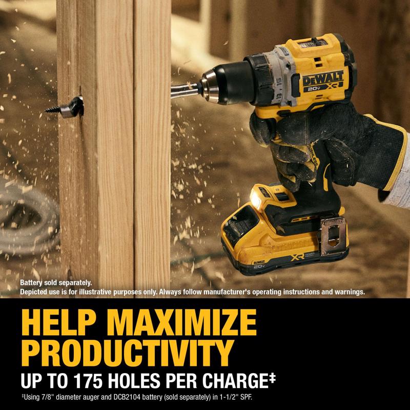 DeWalt 20V MAX XR 1/2 in. Brushless Cordless Drill/Driver Tool Only
