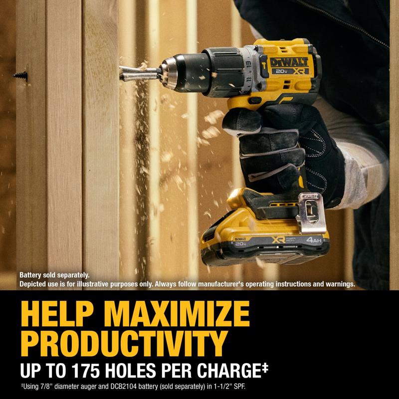 DeWalt 20V MAX XR 1/2 in. Brushless Cordless Hammer Drill Tool Only
