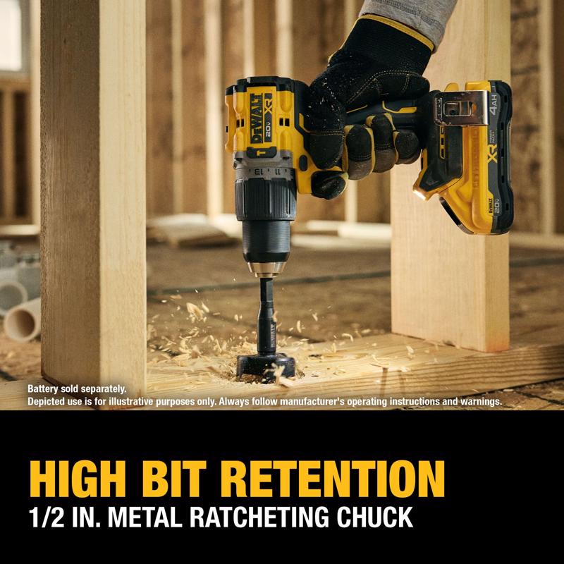 DeWalt 20V MAX XR 1/2 in. Brushless Cordless Hammer Drill Tool Only