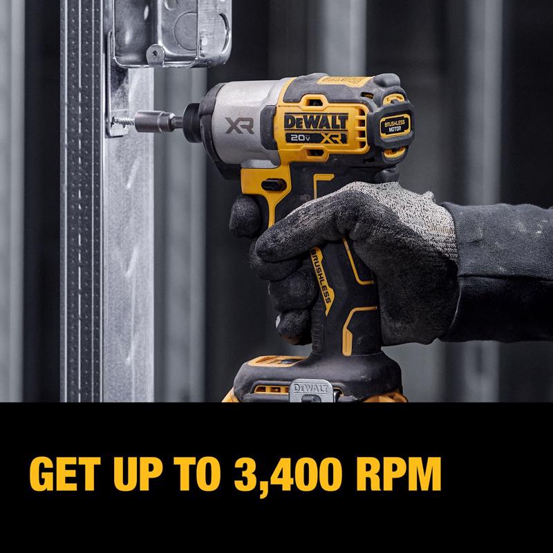 DeWalt 20V MAX XR Cordless Brushless 2 Tool Hammer Drill and Impact Driver Kit