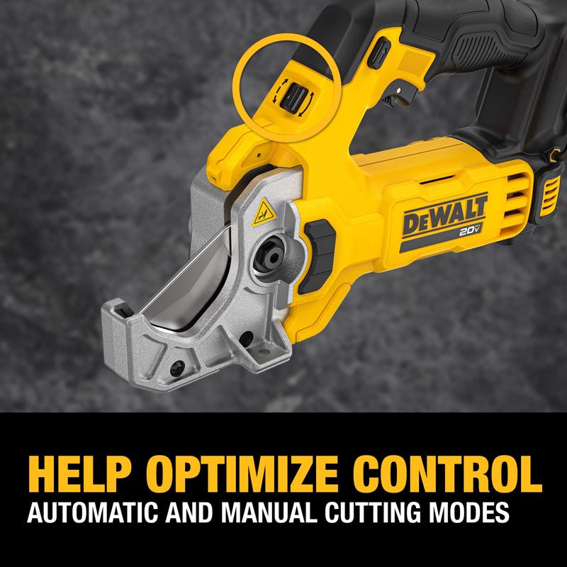 DeWalt 20V MAX XR 2 in. Plastic Pipe and Tubing Cutter Black/Yellow
