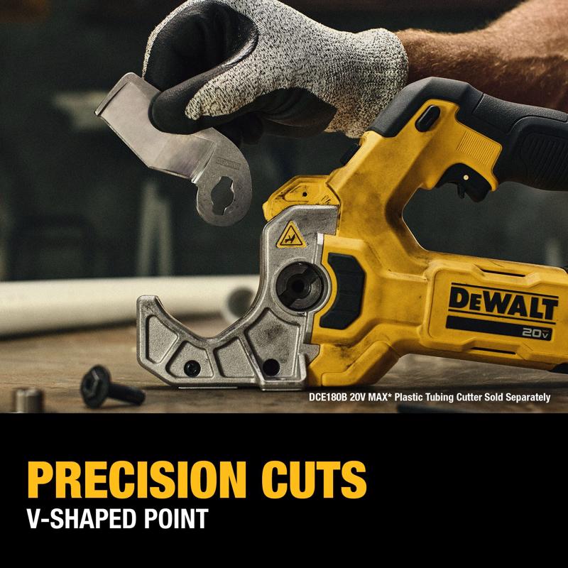 DeWalt 20V MAX XR 2 in. Plastic Pipe and Tubing Cutter Black/Yellow