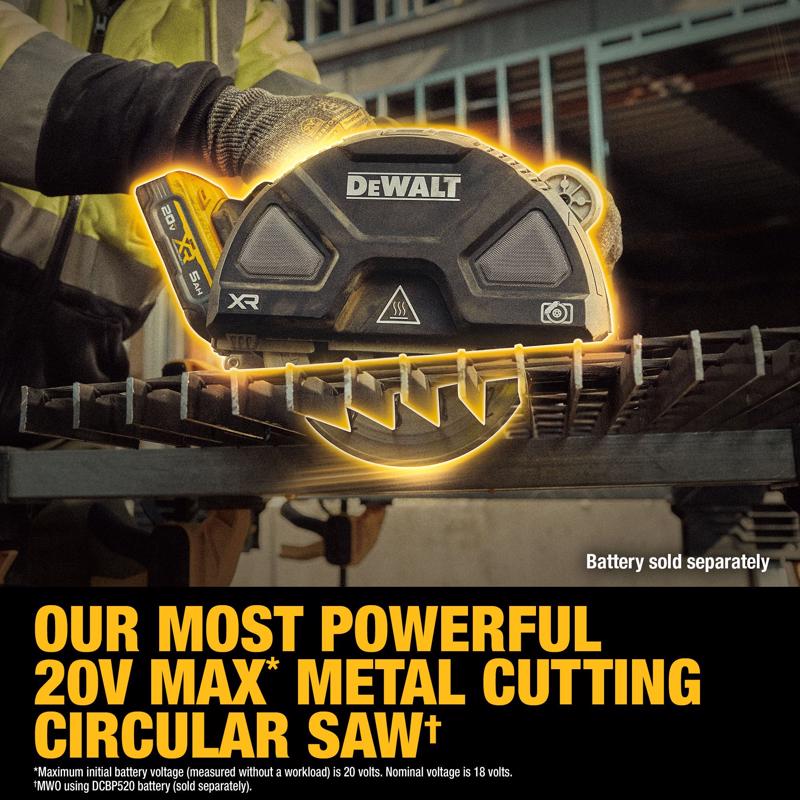 DeWalt 20V MAX XR 7-1/4 in. Cordless Brushless Metal Cutting Saw Tool Only