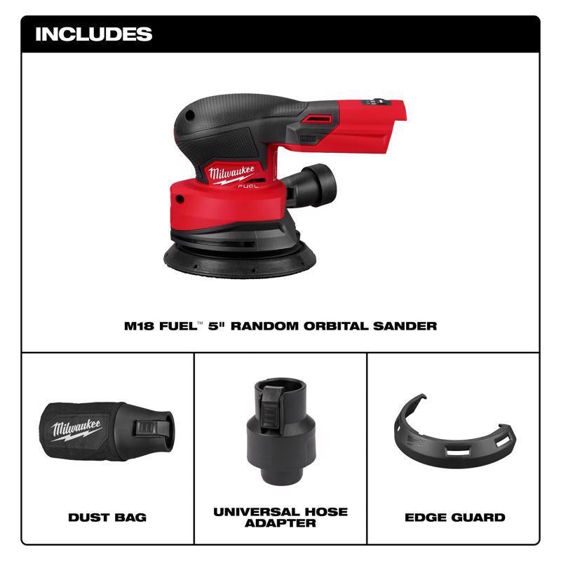 Milwaukee M18 FUEL Cordless Random Orbit Sander Tool Only
