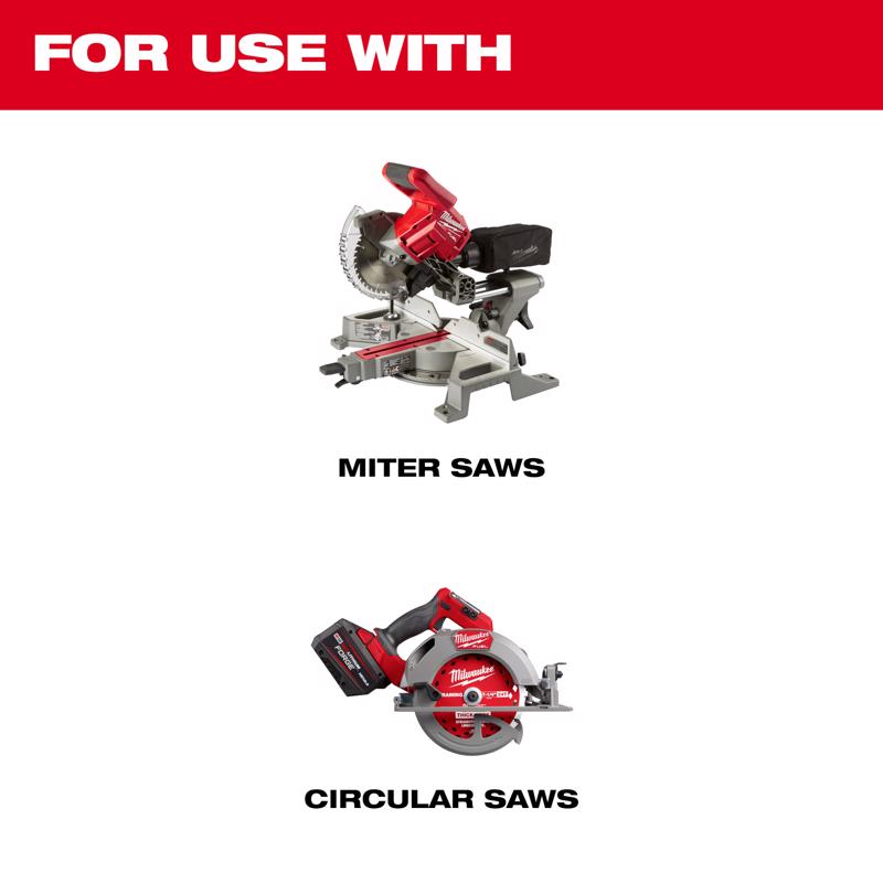 Milwaukee NITRUS Carbide 7-1/4 in. D Framing & Demolition Circular Saw Blade