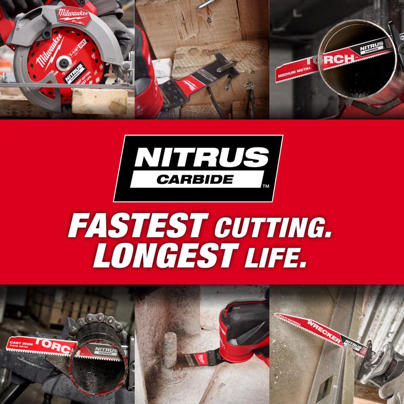 Milwaukee NITRUS Carbide 7-1/4 in. D Framing & Demolition Circular Saw Blade