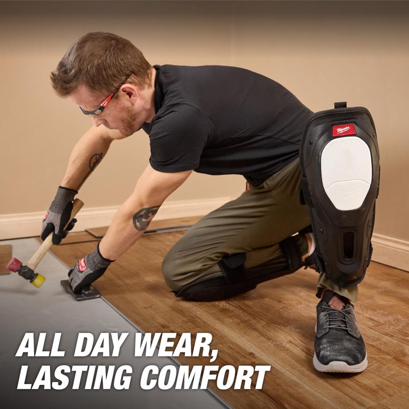 Milwaukee Tool 4.5 in. L X 7.4 in. W Knee Pads Black