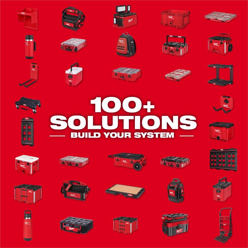 Milwaukee Packout 19.7 in. W X 6.7 in. H Modular System Plastic Red