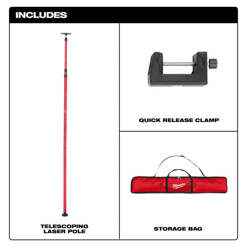 Milwaukee Telescoping Laser Pole