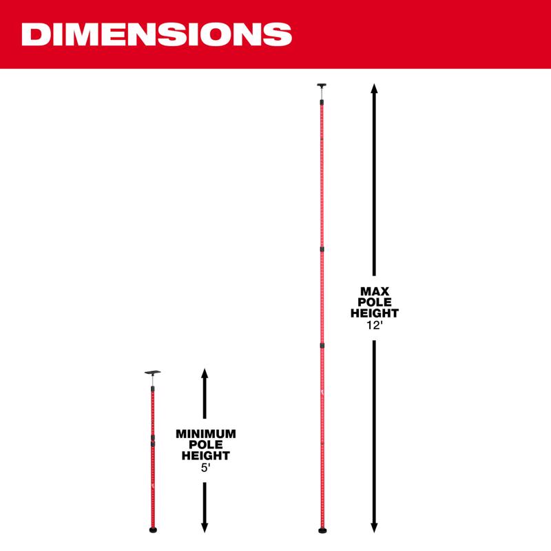 Milwaukee Telescoping Laser Pole