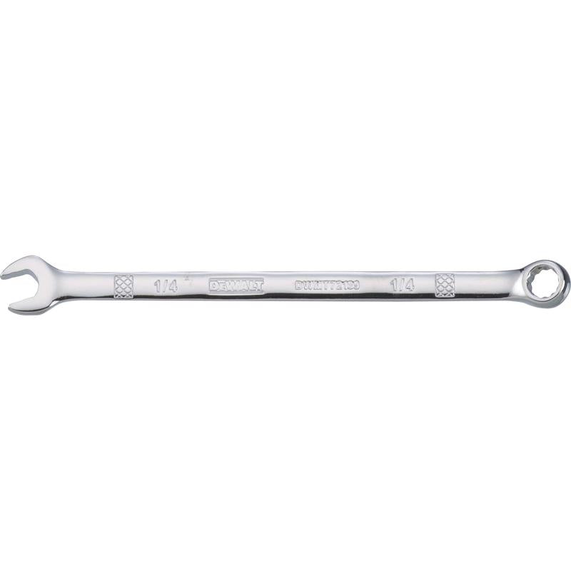 DeWalt 1/4 in. X 1/4 in. 12 Point SAE Combination Wrench 3-31/32 in. L