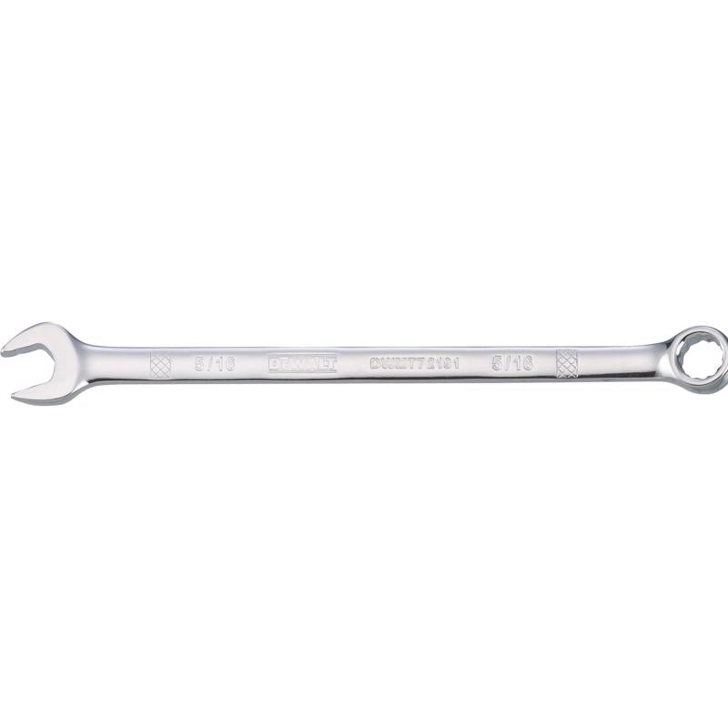 DeWalt 5/16 in. X 5/16 in. 12 Point SAE Combination Wrench 4-3/8 in. L