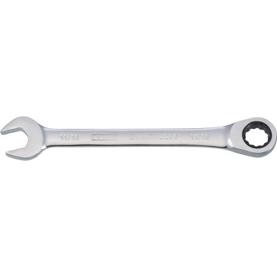 DeWalt 11/16 in. X 11/16 in. 12 Point SAE Ratcheting Combination Wrench 8-25/32 in. L