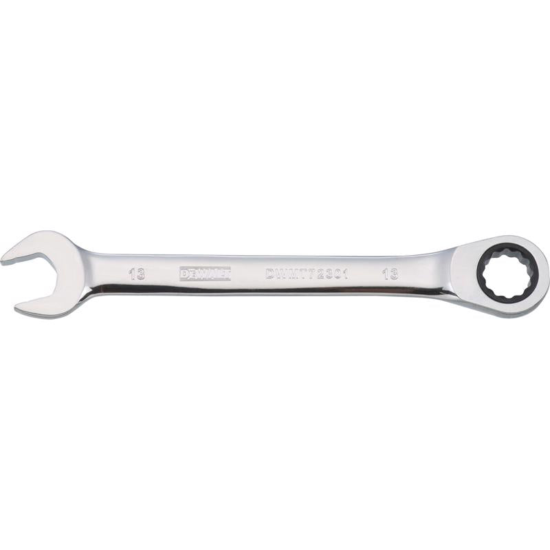 DeWalt 13 mm X 13 mm 12 Point Metric Ratcheting Combination Wrench 6-15/32 in. L