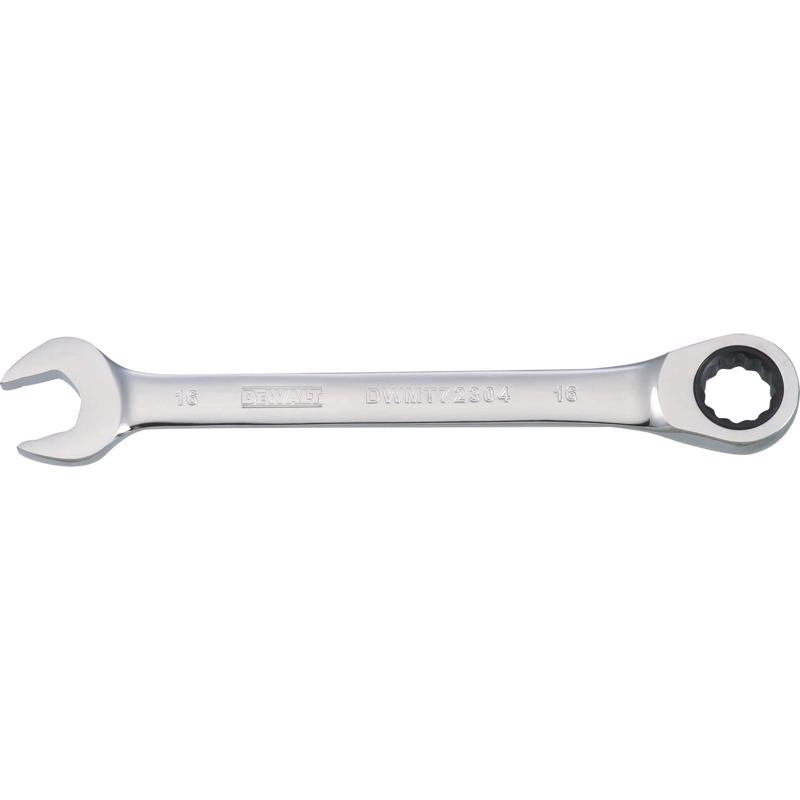 DeWalt 16 mm X 16 mm 12 Point Metric Ratcheting Combination Wrench 7-15/16 in. L